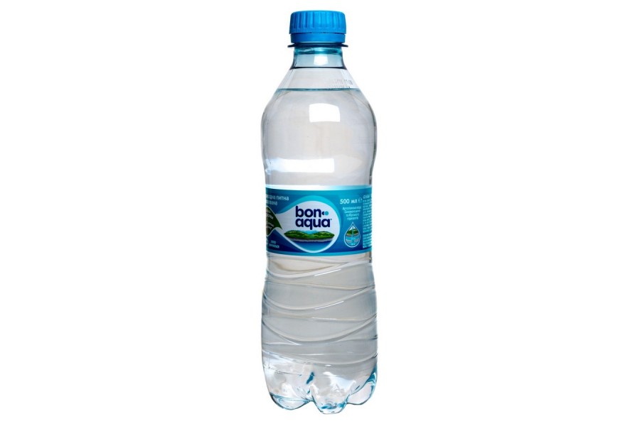 Вода "Бонаква" 0,5 л., без газу Вода "Бонаква" 0,5 л., без газу
